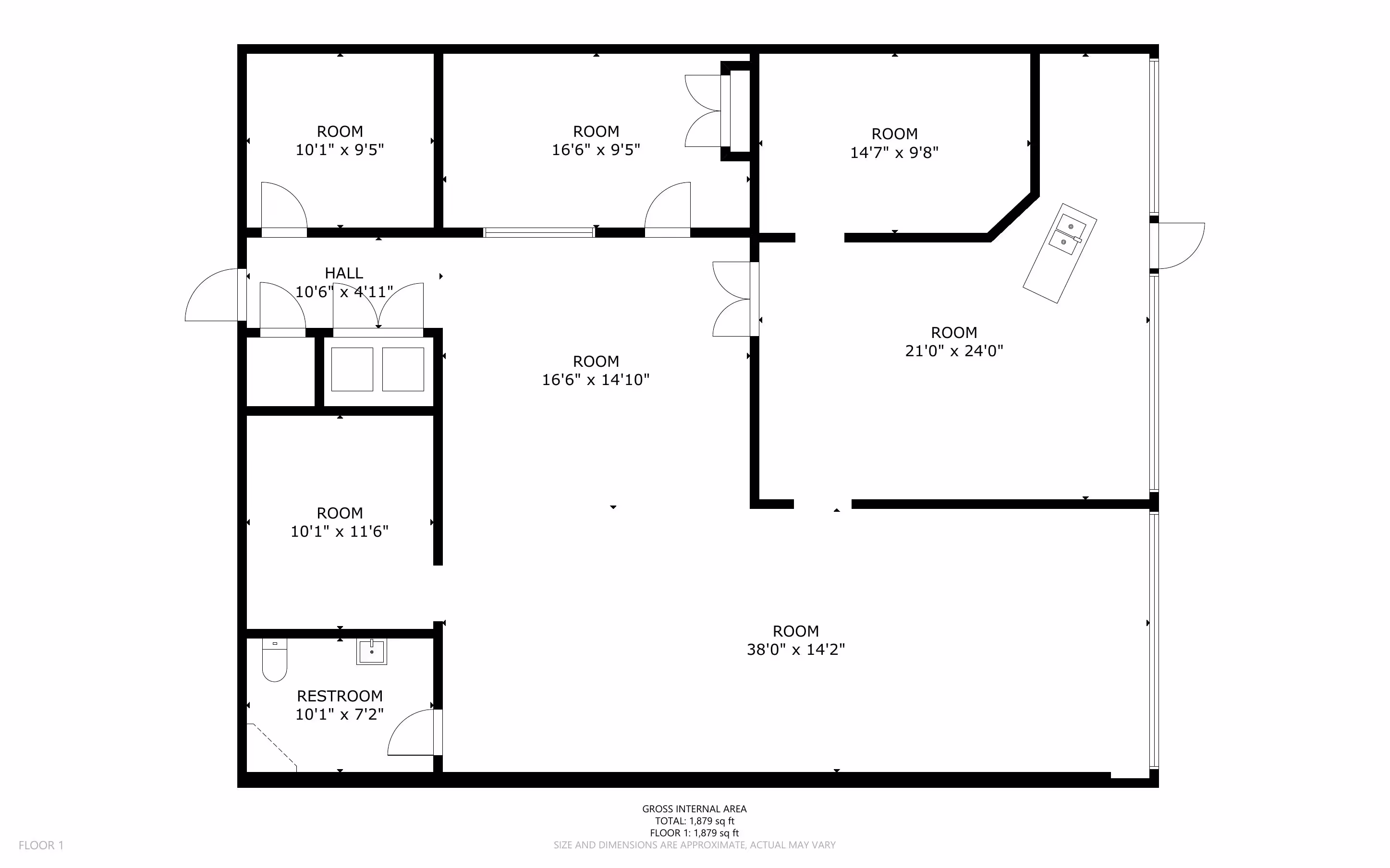 a floor plan